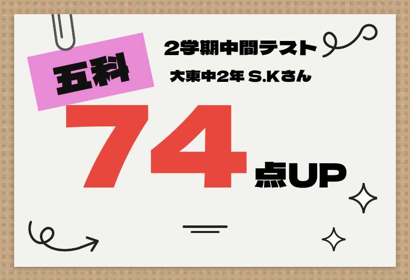 五科74点UP
