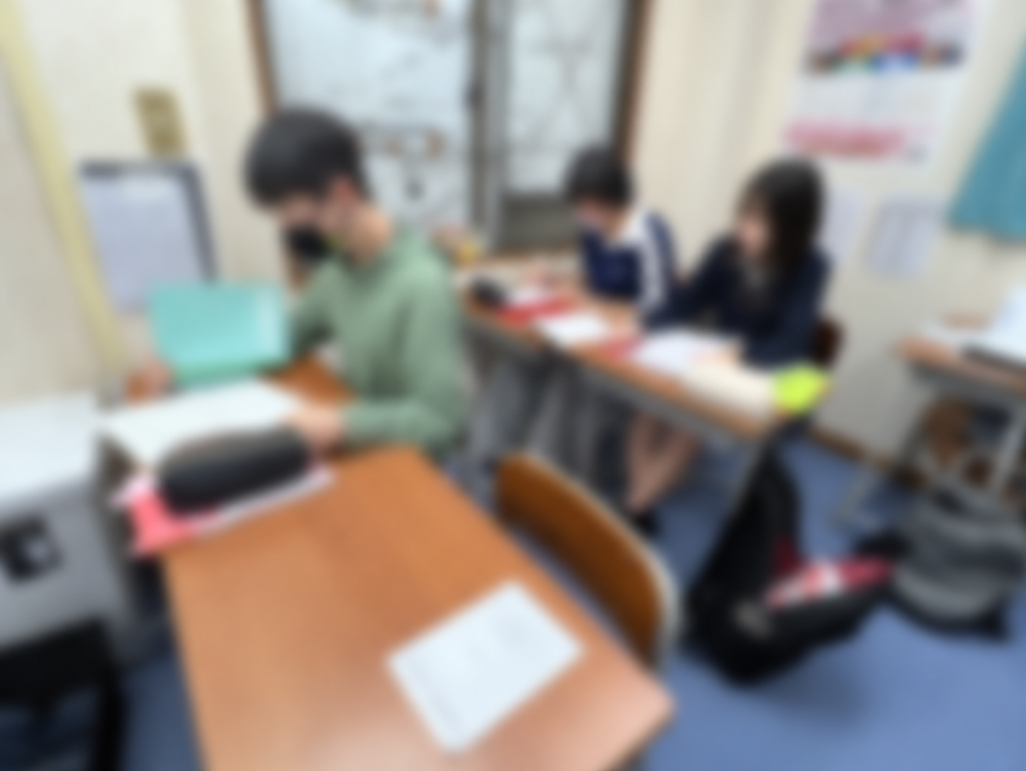 10to10で学習に取り組む生徒たち（個人が特定されないよう加工済み）