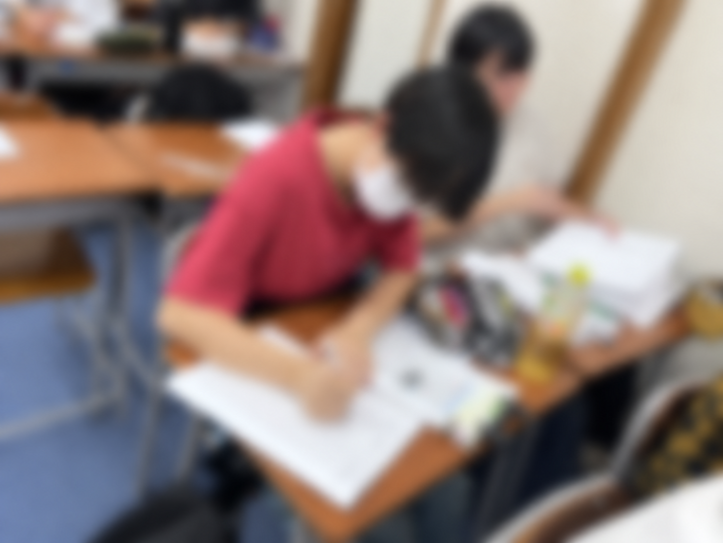 10to10で学習に取り組む生徒たち（個人が特定されないよう加工済み）